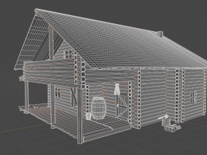 Forest hut 3D Model
