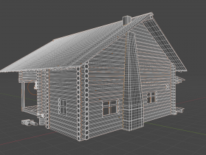 Forest hut 3D Model