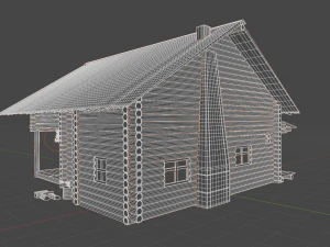 Forest hut 3D Model