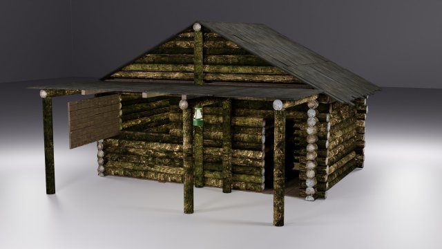 Forest stable 3D Model .c4d .max .obj .3ds .fbx .stl .blend 