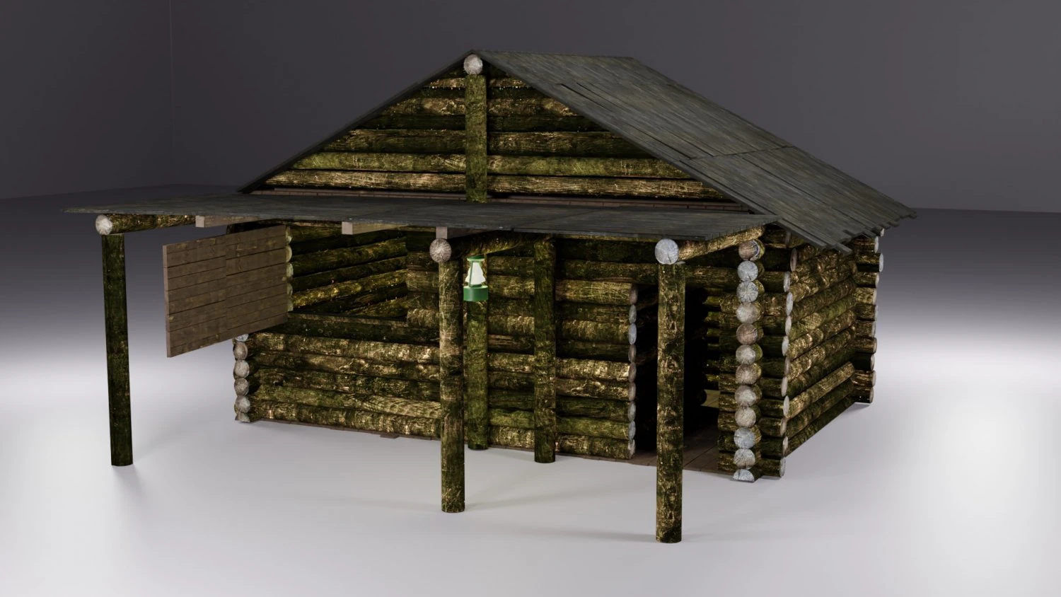 Forest stable 3D Model .c4d .max .obj .3ds .fbx .stl .blend 
