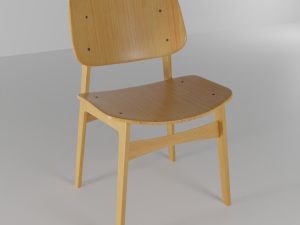 Chair Wooden Modelo 3D