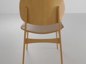 Chair Wooden 3D Model
