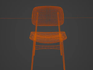 Chair Wooden 3D Model