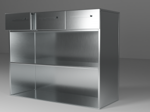 Metal cabinet working 3D Model