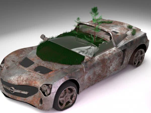 Apocalypse of Opel Speedster 3D Model
