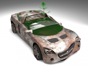 Apocalypse of Opel Speedster Model 3D