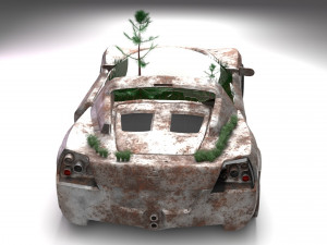 Apocalypse of Opel Speedster Model 3D