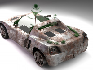 Apocalypse of Opel Speedster Model 3D