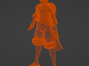 ONEPIECE LUFFY 3D Model 3D