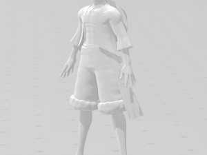 ONEPIECE LUFFY 3D Model 3D