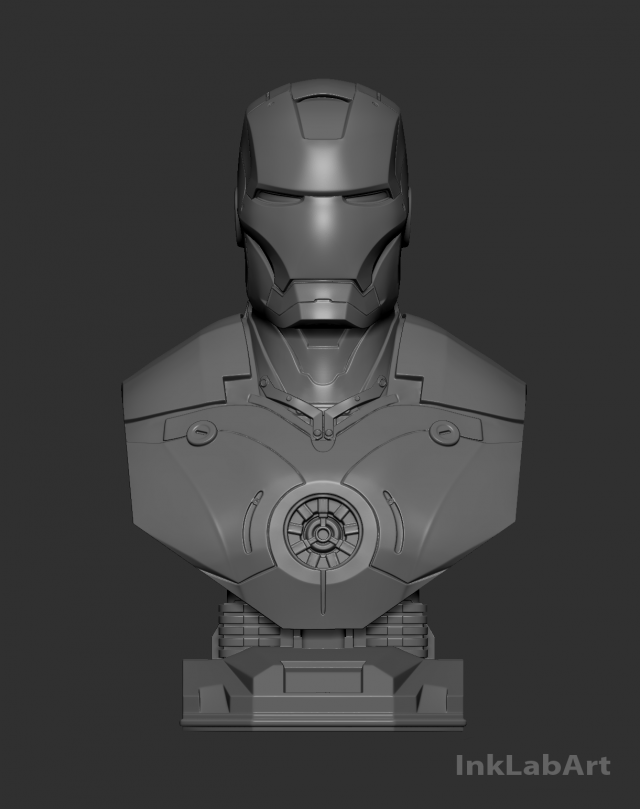 IRONMAN 3D 3D मॉडल .c4d .max .obj .3ds .fbx .stl .blend