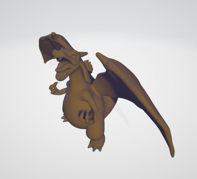 POKEMON CHARIZARD 3D Modello 3D .c4d .max .obj .3ds .fbx .stl .blend 