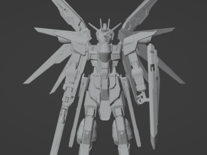 Gundam Freedom 3D 3Dモデル