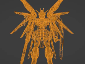 Gundam Freedom 3D 3D Model