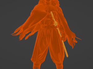 RENGOKU DEMON SLAYER 3D Modèle 3D