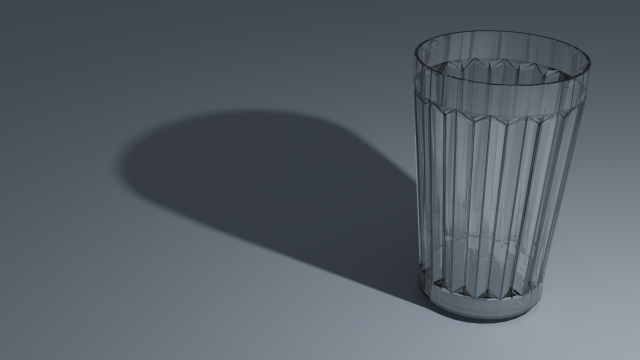 Faceted glass Model 3D .c4d .max .obj .3ds .fbx .stl .blend 
