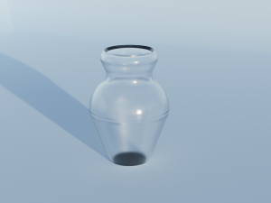 Glass vase 3Dモデル