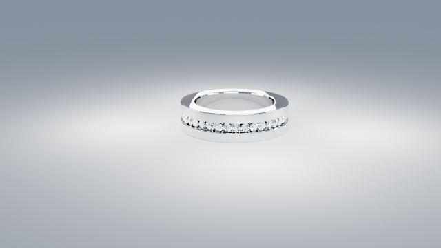 Ring of Diamonds 3D 模型 .c4d .max .obj .3ds .fbx .stl .blend 