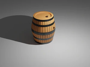 Beczka Model 3D