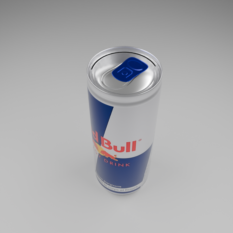 Redbully 3D 模型 .c4d .max .obj .3ds .fbx .stl .blend 