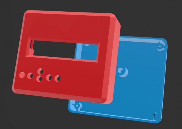 Arduino LCD Keypad Shield 3D Print Model .c4d .max .obj .3ds .fbx .stl .blend 