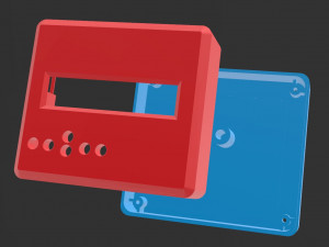 Arduino LCD Keypad Shield 3D Print Model