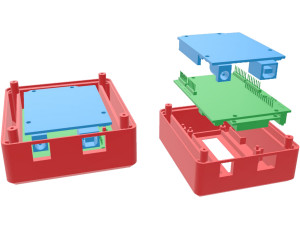 Arduino LCD Keypad Shield 3D Print Model