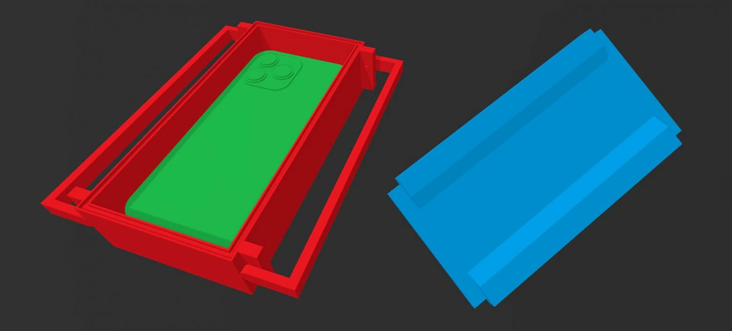 Smartphone Storage Box Android Flagship Rugged Case 3D Print Model .c4d .max .obj .3ds .fbx .stl .blend