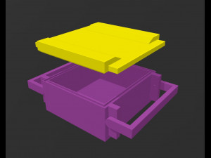 Smartphone Storage Box Android Flagship Rugged Case 3D Print Model