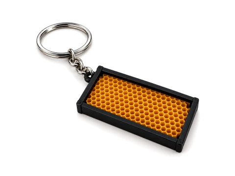 Honey Bees Honeycomb Tray Keychain 3D Print Model