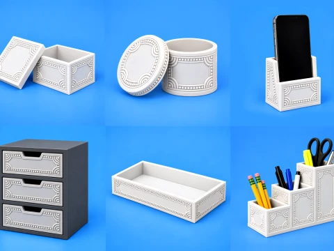 Decorative Ornate Collection 3D 打印模型