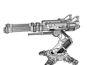 Turret 3D Modell