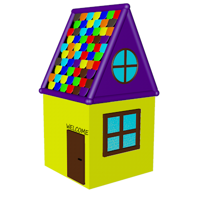 Toy home Model 3D .c4d .max .obj .3ds .fbx .stl .blend 
