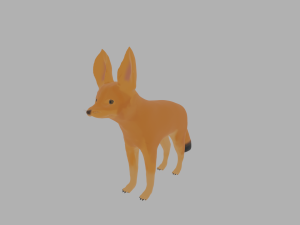 Fox Fennec 3D 模型