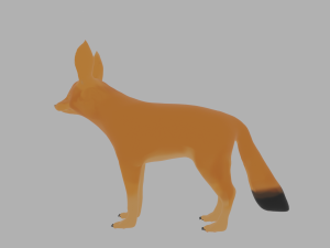 Fox Fennec 3D 模型