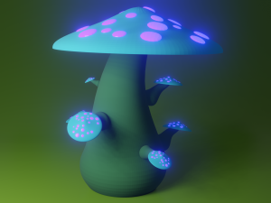 Nuclear mushroom 3Dモデル