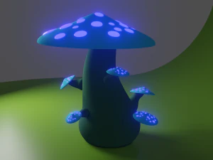 Nuclear mushroom 3D Model