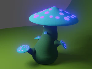 Nuclear mushroom 3D Model