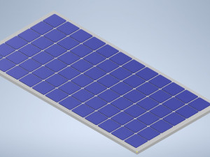 Panel PV 2094x1038x30 3D Model