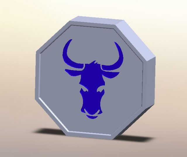 Ox Talisman from Jackie Chan Adventures 3D-printmodel .c4d .max .obj .3ds .fbx .stl .blend 
