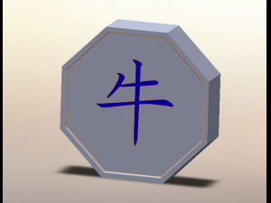 Ox Talisman from Jackie Chan Adventures 3D-printmodel
