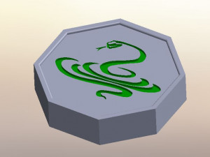 Snake Talisman from Jackie Chan Adventures Modelo de impresión 3D