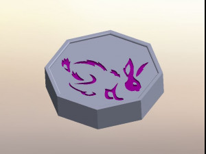 Rabbit Talisman from Jackie Chan Adventures 3D Print Model