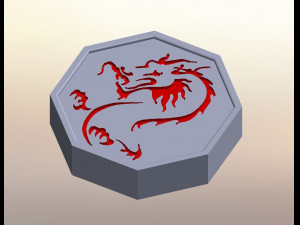 Dragon Talisman from Jackie Chan Adventures 3D-printmodel