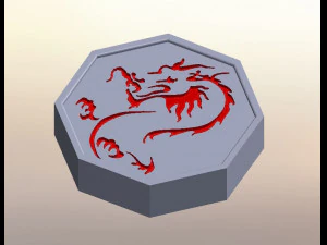 Dragon Talisman from Jackie Chan Adventures 3D Print Model