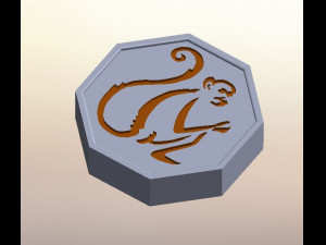 Monkey Talisman from Jackie Chan Adventures 3D-Druckmodell