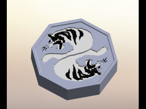 Tiger Talisman from Jackie Chan Adventures 3D Print Model
