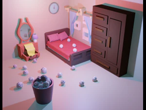 stanza 3D Modello 3D