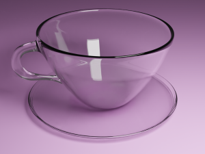 Cup for a tea 3D 모델